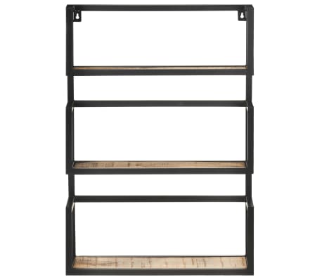 vidaXL Wandrek 60x20x85 cm ruw mangohout