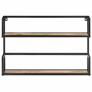 vidaXL &Eacute;tag&egrave;re murale 60x20x60 cm Bois de manguier brut