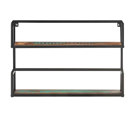 vidaXL &Eacute;tag&egrave;re murale 60x20x60 cm Bois de r&eacute;cup&eacute;ration massif
