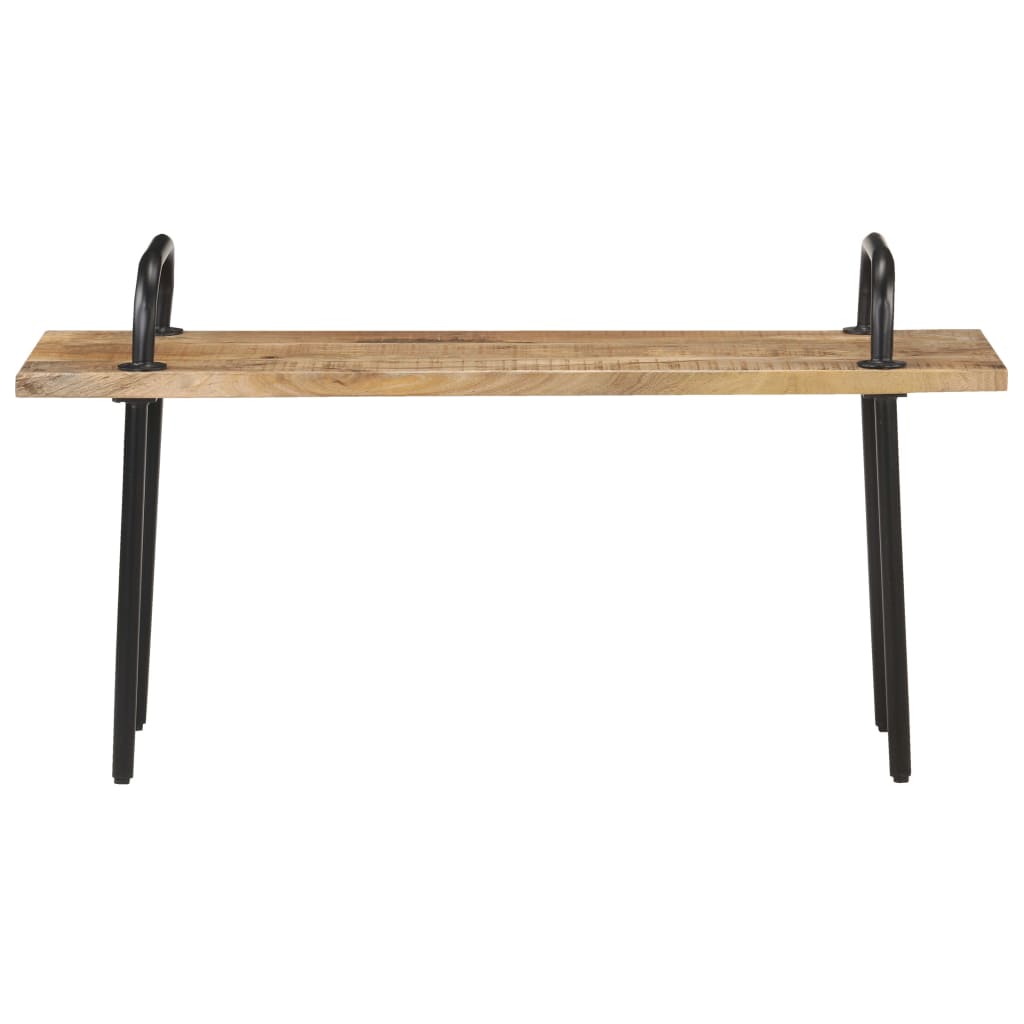 

vidaXL Bankje 110 cm ruw mangohout