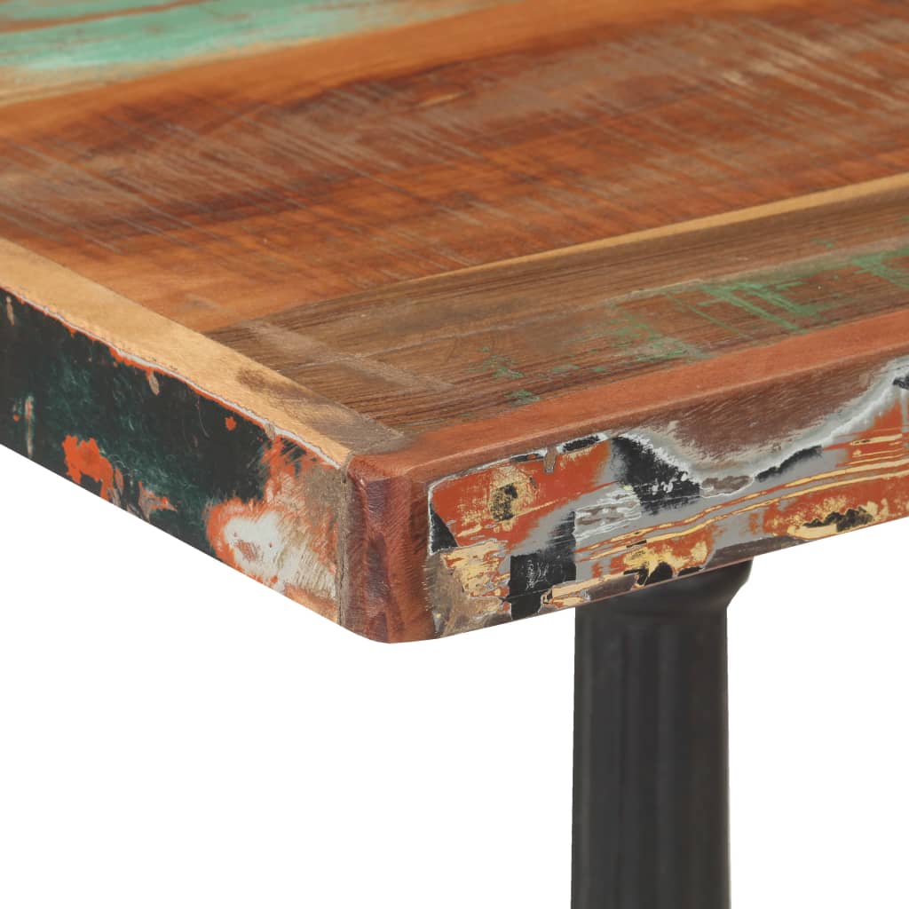 Balkonový stolek 60 x 60 x 76 cm masivní recyklované dřevo