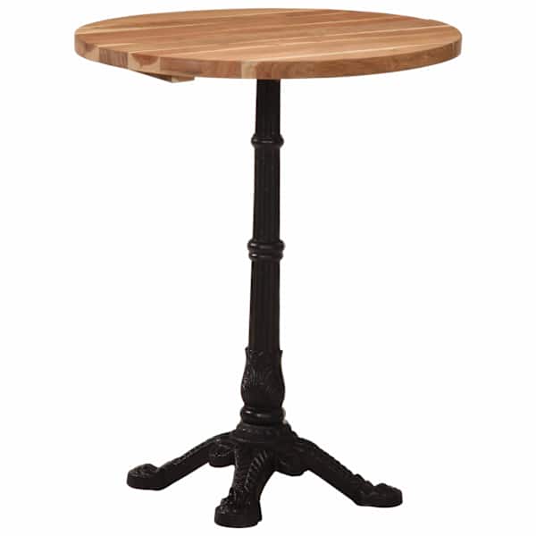 vidaXL bistroolaud, &Oslash;60 x 76 cm, akaatsiapuit