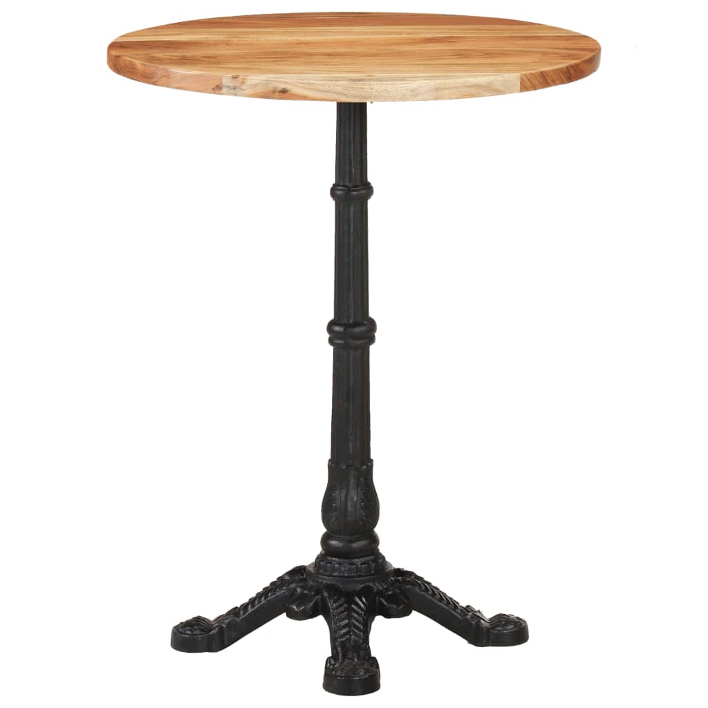 vidaXL Bistro Table Ø60x76 cm Solid Acacia Wood