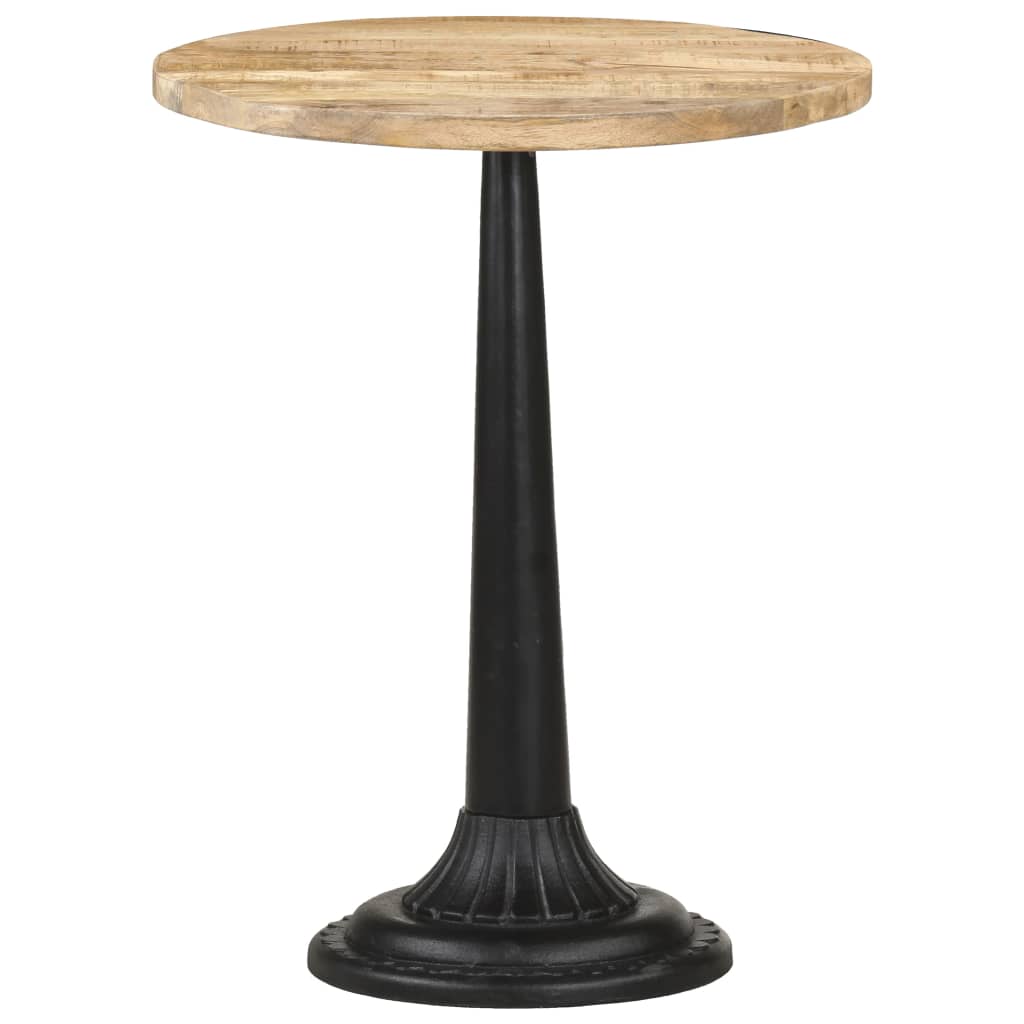 

vidaXL Bistrotafel Ø 60x76 cm ruw mangohout
