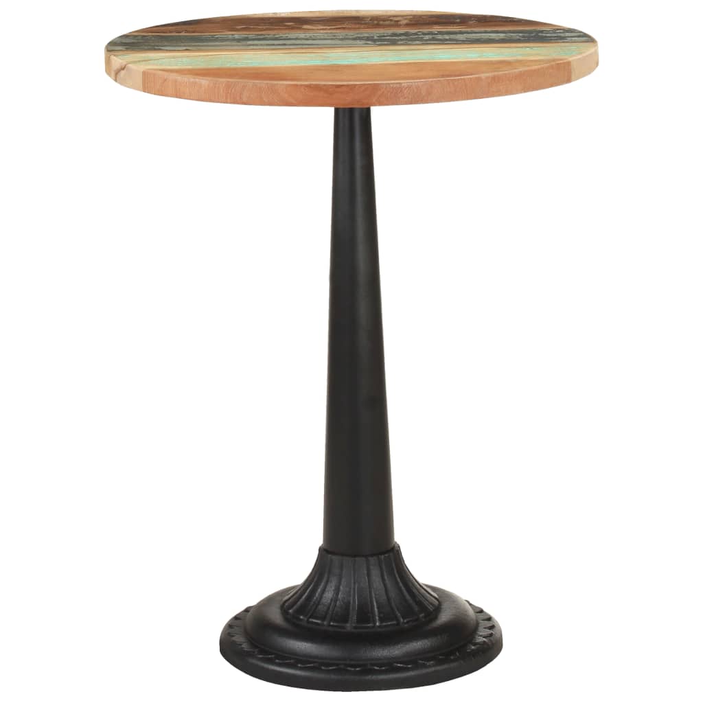 vidaXL Bistro Table Ø23.6"x29.9" Solid Reclaimed Wood
