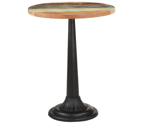 vidaXL Bistro Table Ø23.6"x29.9" Solid Reclaimed Wood