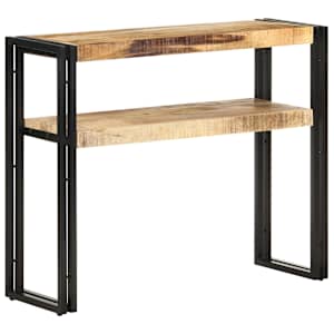 vidaXL konsoollaud, 90 x 30 x 75 cm, t&ouml;&ouml;tlemata mangopuit
