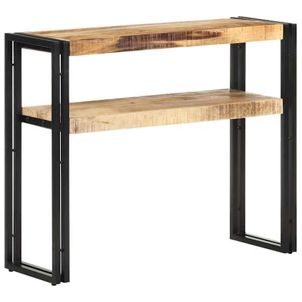 vidaXL konsoollaud, 90 x 30 x 75 cm, t&ouml;&ouml;tlemata mangopuit