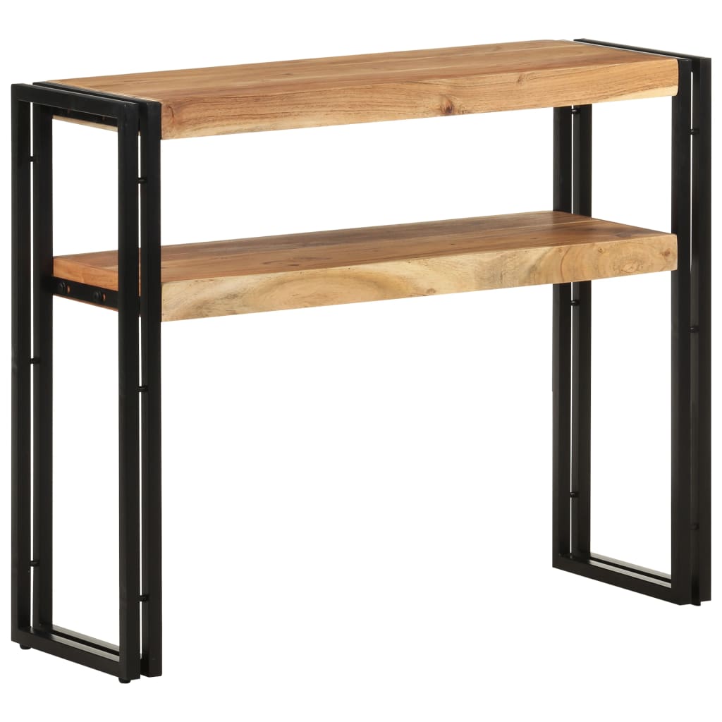 Konzolový stolek 90 x 30 x 75 cm masivní akáciové dřevo