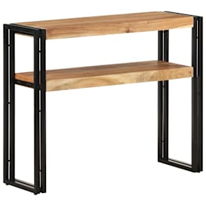 Konzolna mizica 90x30x75 cm trden akacijev les