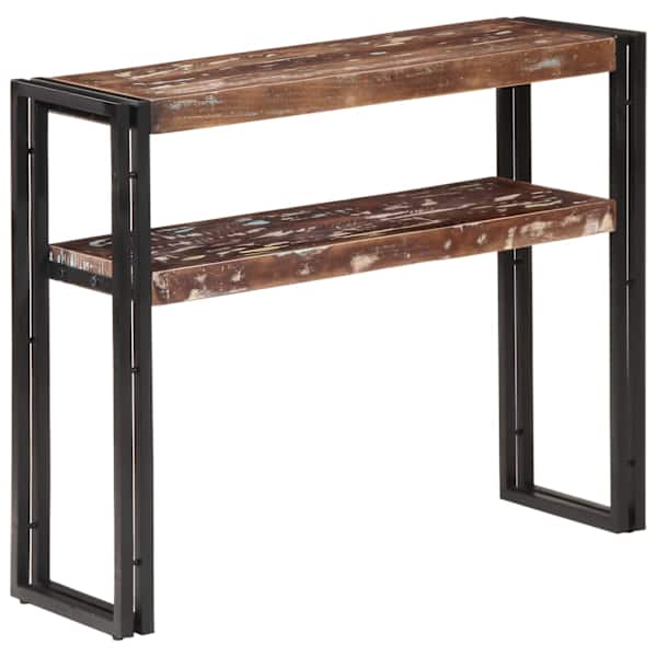 vidaXL konsoollaud, 90 x 30 x 75 cm, taastatud puit