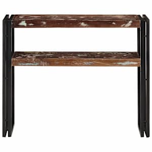 Konzolový stolek 90 x 30 x 75 cm masivní recyklované dřevo - obrázek 4