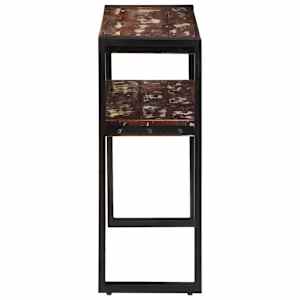 Konzolový stolek 90 x 30 x 75 cm masivní recyklované dřevo - obrázek 5