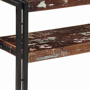 Konzolový stolek 90 x 30 x 75 cm masivní recyklované dřevo - obrázek 7