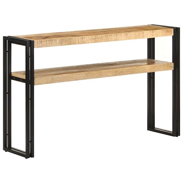 vidaXL konsoollaud, 120 x 30 x 75 cm, t&ouml;&ouml;tlemata mangopuit