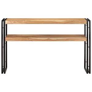 vidaXL Konsolinis staliukas, 120x30x75 cm, akacijos medienos masyvas