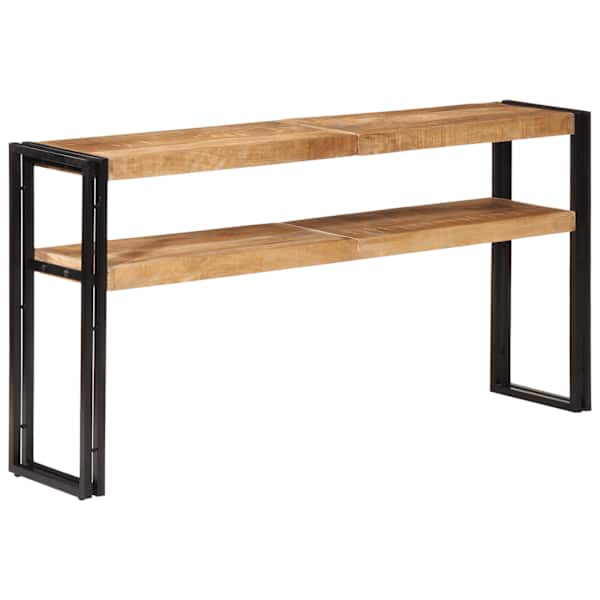 vidaXL konsoollaud, 150 x 30 x 75 cm, t&ouml;&ouml;tlemata mangopuit