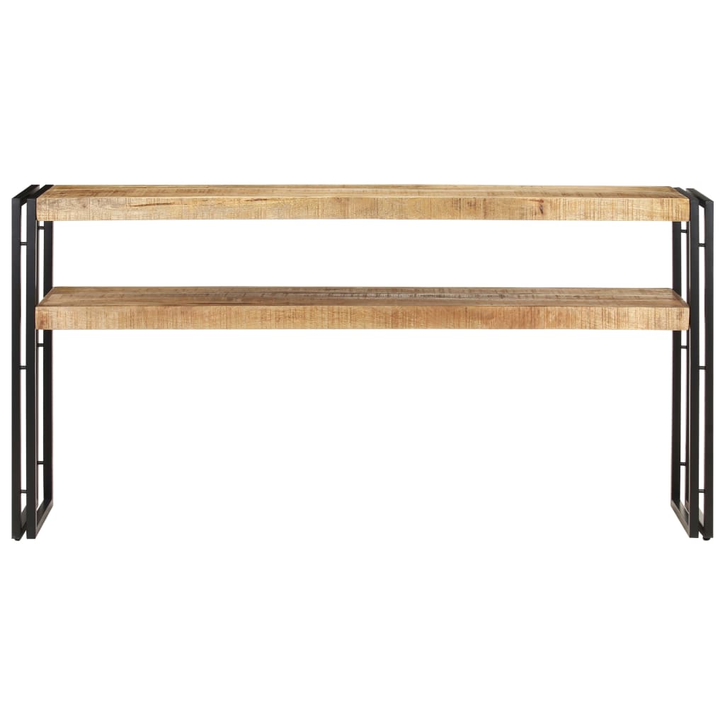 vidaXL Console Table 59.1"x11.8"x29.5" Rough Mango Wood