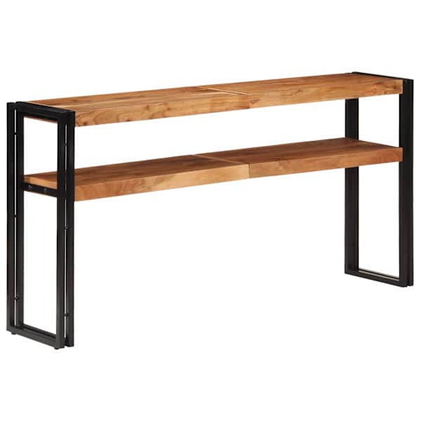vidaXL konsoollaud, 150 x 30 x 75 cm, akaatsiapuit
