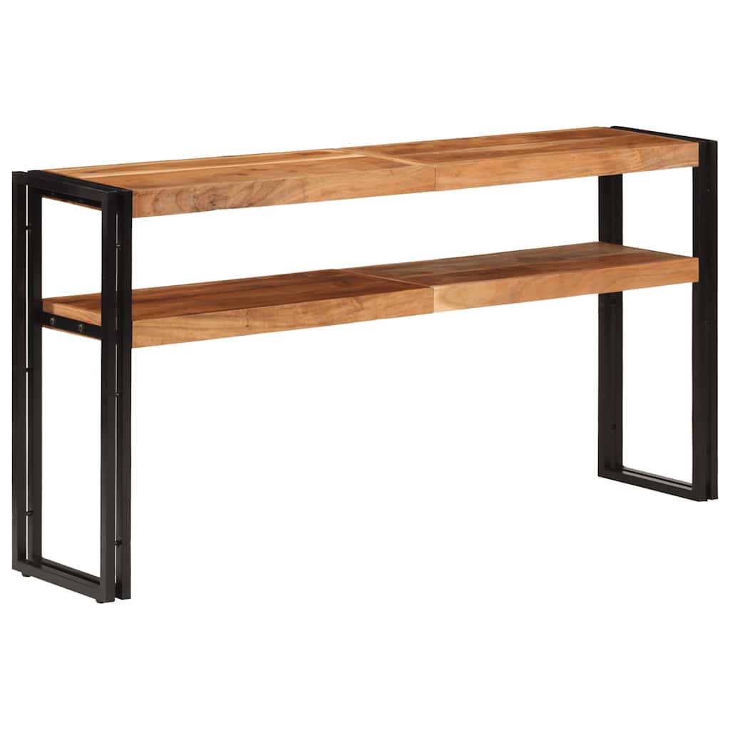 vidaXL Konzolový stolík 150x30x75 cm masívne akáciové drevo