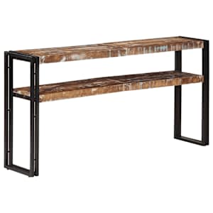 Konzolový stolek 150 x 30 x 75 cm masivní recyklované dřevo - obrázek 1