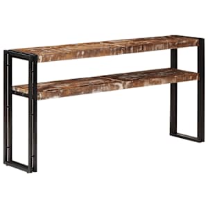 Konzolový stolek 150 x 30 x 75 cm masivní recyklované dřevo - obrázek 2