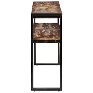Konzolový stolek 150 x 30 x 75 cm masivní recyklované dřevo - obrázek 5