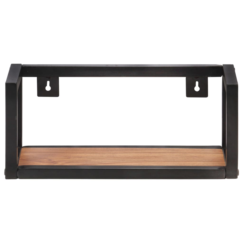 vidaXL Wall Shelves 2 pcs 15.7" Solid Acacia Wood