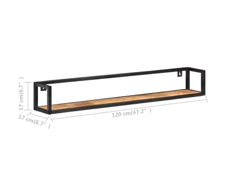 VidaXL Wandschappen Met Stangen 2 St 30x25x30 Cm Bru Eikenkleur 739214650