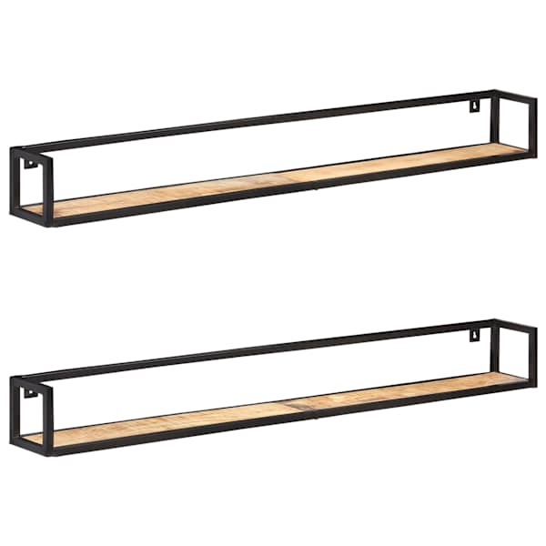 vidaXL seinariiulid 2 tk 160 cm toekas mangopuit
