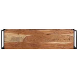 TV stolek 120 x 30 x 40 cm masivní akáciové dřevo - obrázek 3
