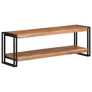TV stolek 120 x 30 x 40 cm masivní akáciové dřevo - obrázek 7