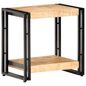 Stranska mizica 40x30x40 cm robusten mangov les