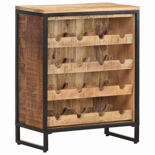 vidaXL veinikapp 62 x 33 x 78,5 cm, toekas mangopuit