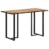 vidaXL s&ouml;&ouml;gilaud, 120 cm, t&ouml;&ouml;tlemata mangopuit