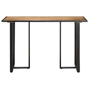 Jídelní stůl 120 cm hrubé mangovníkové dřevo - obrázek 2