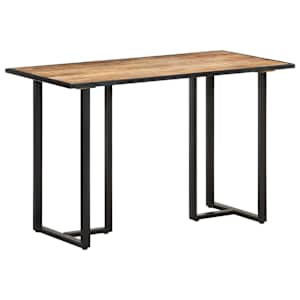 Jídelní stůl 120 cm hrubé mangovníkové dřevo - obrázek 7