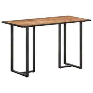 Jídelní stůl 120 cm hrubé mangovníkové dřevo - obrázek 10