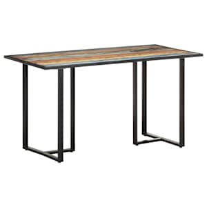 vidaXL s&ouml;&ouml;gilaud, 140 cm, taastatud puit