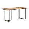 vidaXL s&ouml;&ouml;gilaud, 160 cm, t&ouml;&ouml;tlemata mangopuit