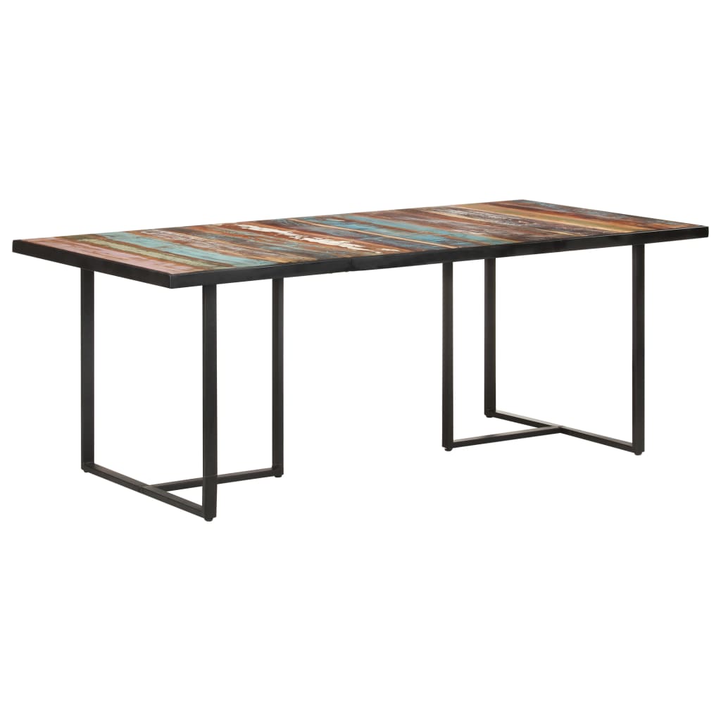 Image of vidaXL Dining Table 200 cm Solid Reclaimed Wood