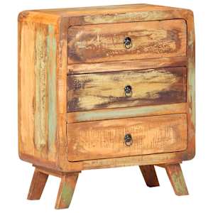 Příborník 60 x 35 x 75 cm masivní recyklované dřevo - obrázek 11