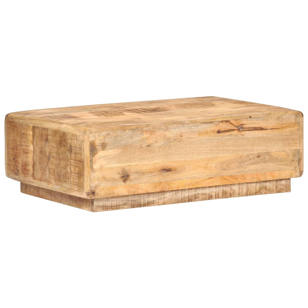 Konferenční stolek 90 x 60 x 29 cm hrubé mangovníkové dřevo