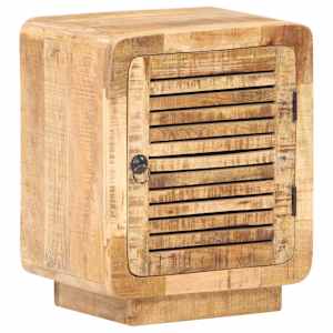 Nočna omarica 40x30x50 cm robusten mangov les