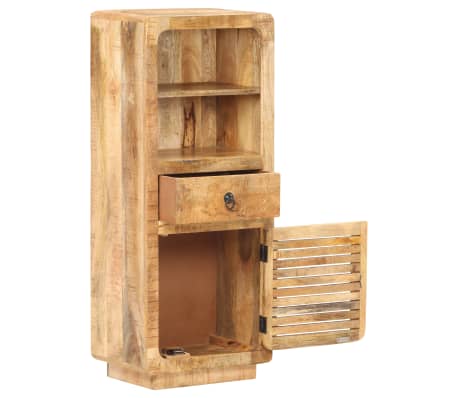 vidaXL Highboard 45x32x110 cm Rough Mango Wood