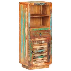 Komoda 45 x 32 x 110 cm masivní recyklované dřevo - obrázek 10