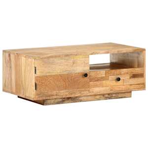 Konferenční stolek 90 x 50 x 35 cm masivní mangovníkové dřevo - obrázek 8