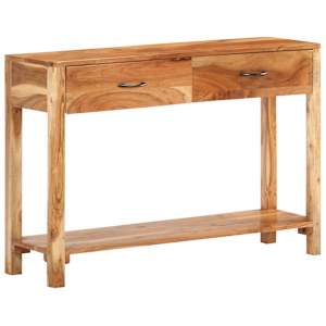 Příborník 110 x 30 x 75 cm masivní akáciové dřevo - obrázek 11
