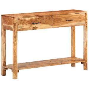 Příborník 110 x 30 x 75 cm masivní akáciové dřevo - obrázek 9