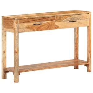 Příborník 110 x 30 x 75 cm masivní akáciové dřevo - obrázek 10